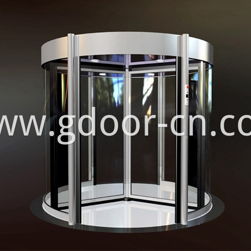 Three-wing Automatic Revolving Doors with Modular Design